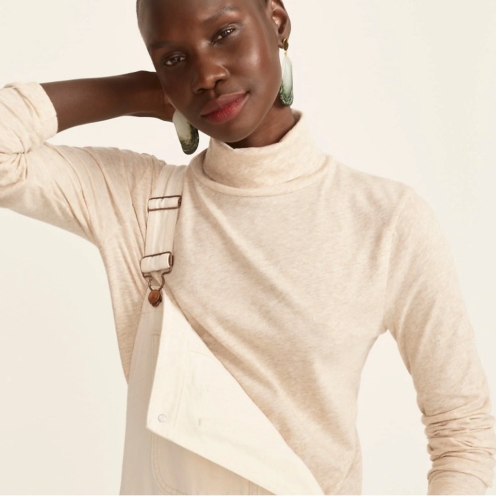 J. Crew tissue-weight turtleneck, layer it under a button-down for a modern look